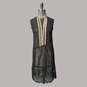 Marie Saint Pierre Cocktail Two-Layer Dress